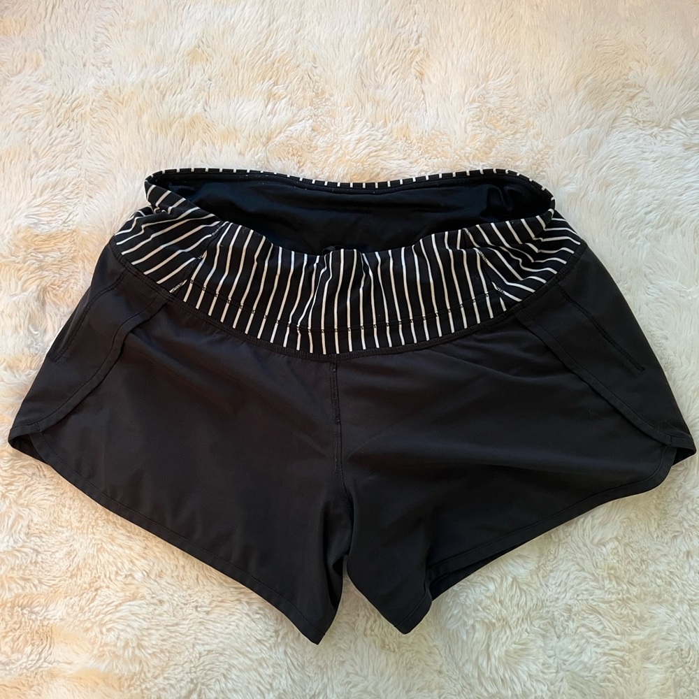 Lululemon black shorts size 4